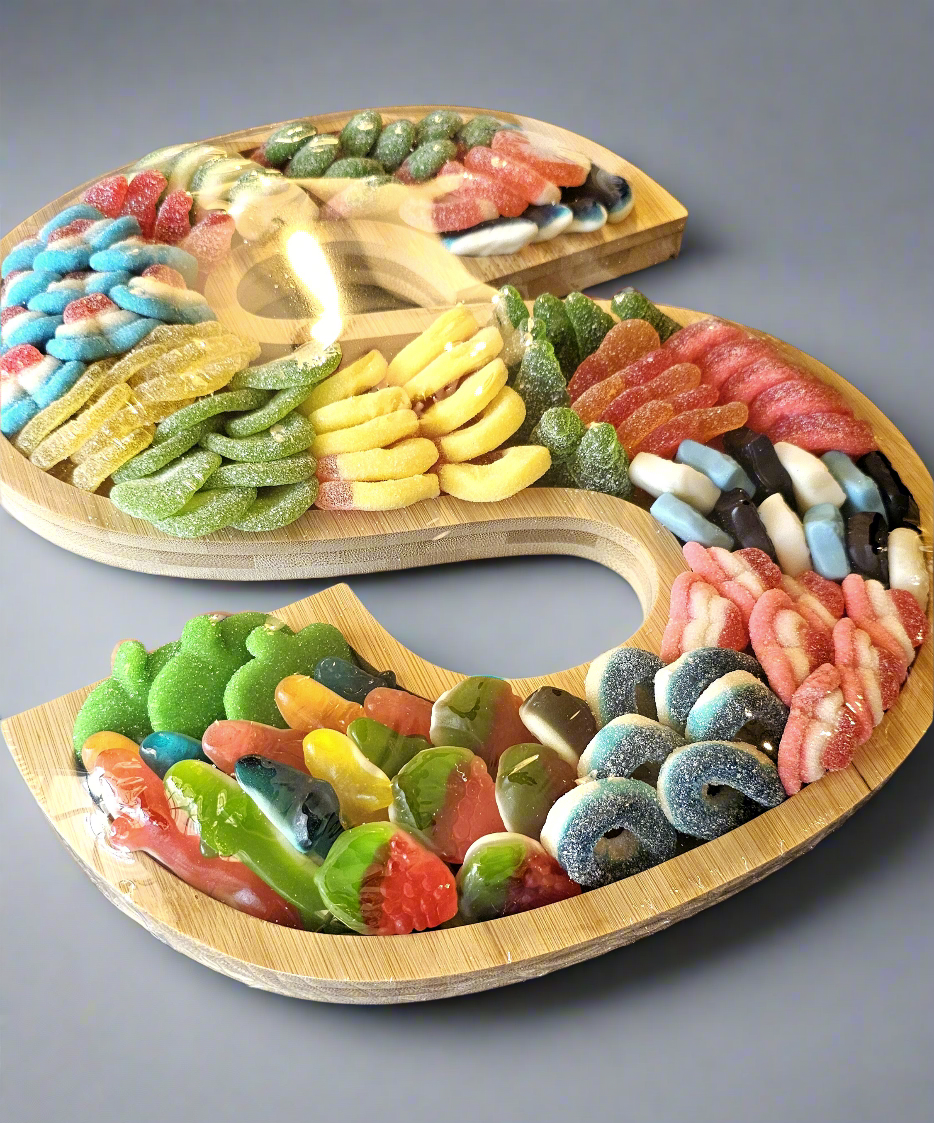 S Letter Gummy Candy Tray