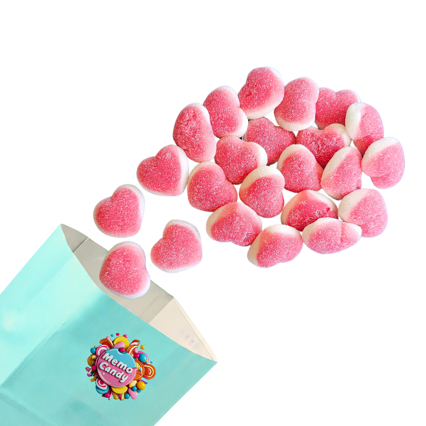 Strawberry Vanilla Hearts Gummies (4oz)