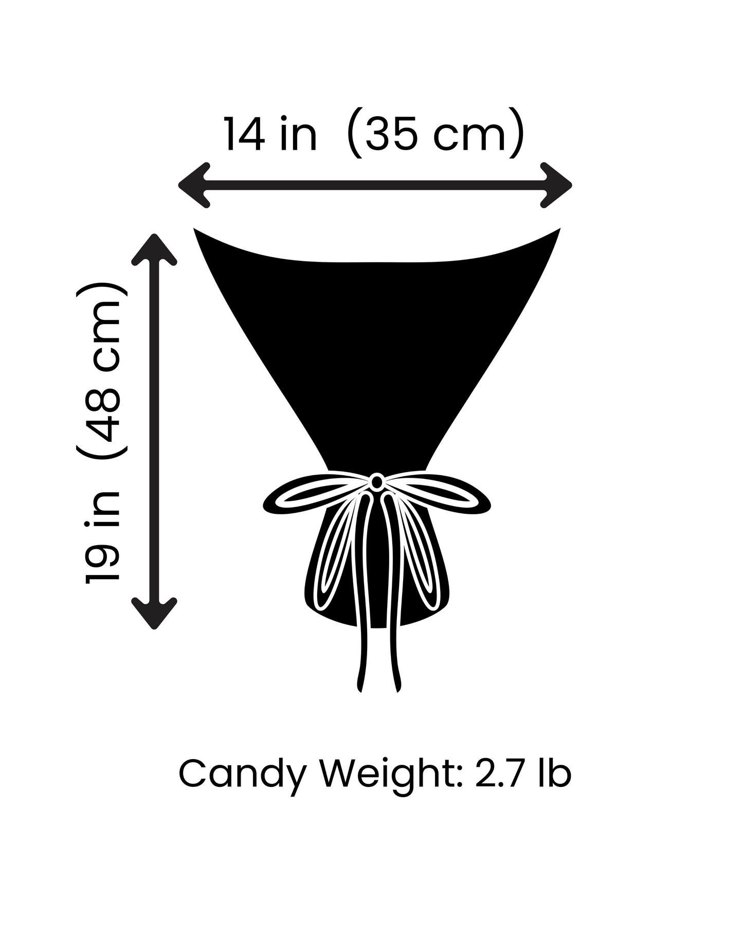 Checkered Candy Art Bouquet