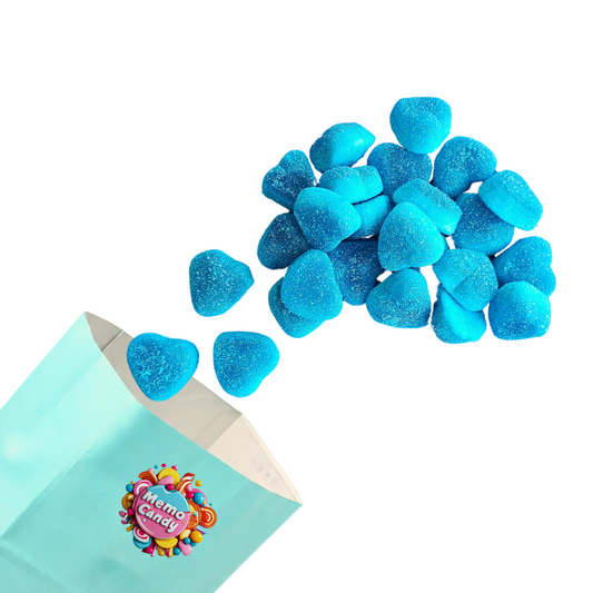 Sour Raspberry Hearts Gummies (4oz)