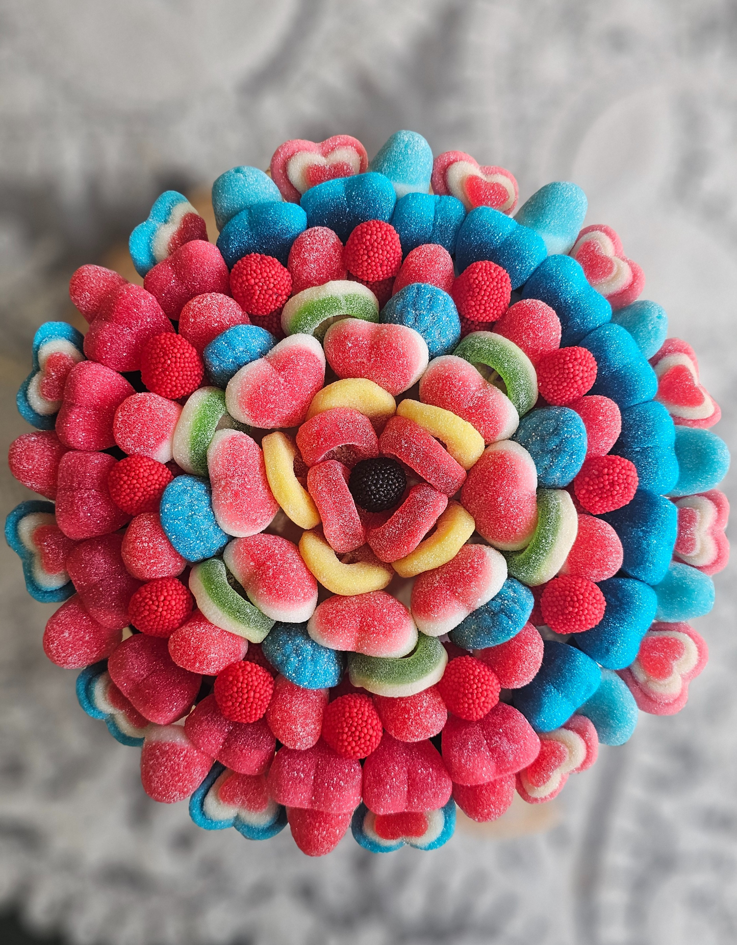Rainbow Bloom Candy Gift Pot