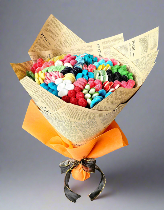 Checkered Candy Art Bouquet
