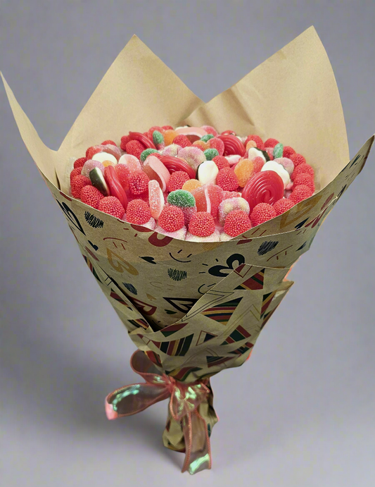 Passionate Red Gummy Bouquet