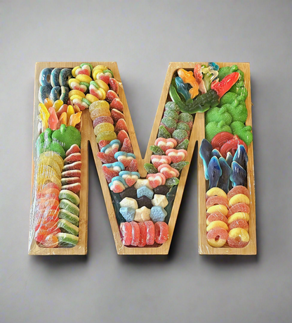 M Letter Gummy Candy Tray